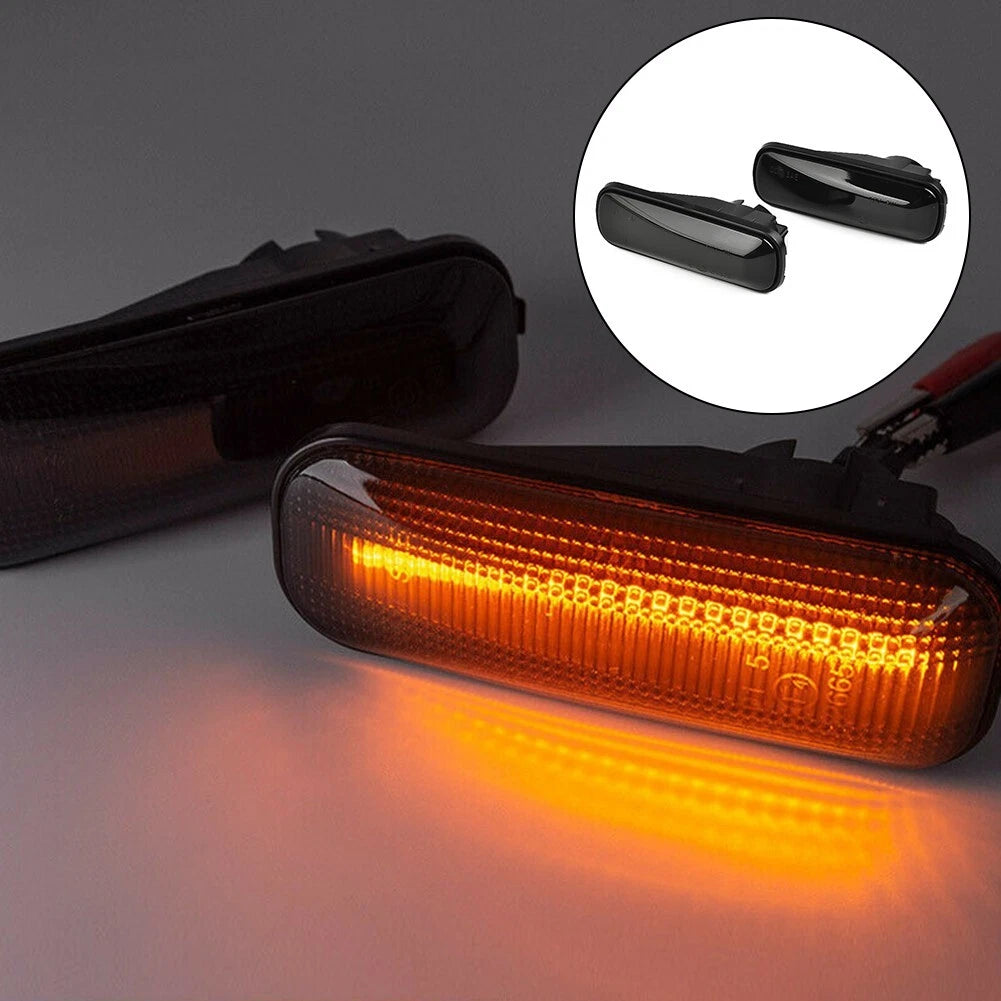 Smoke Lens Amber LED Fender Side Marker Light for Honda Civic (1996–2000)