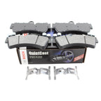 Set of 4 Bosch QuietCast Semi-Metallic Slotted Brake Pads for Q7 Cayenne Touareg (2007–2018)