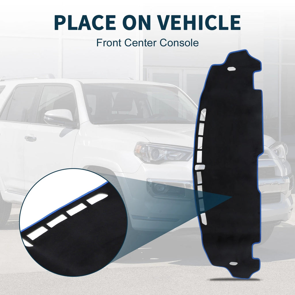 Dashboard Dash Cover Mat for Honda N-BOX/N-BOX Custom (JF5/JF6) Black Blue Set of 1