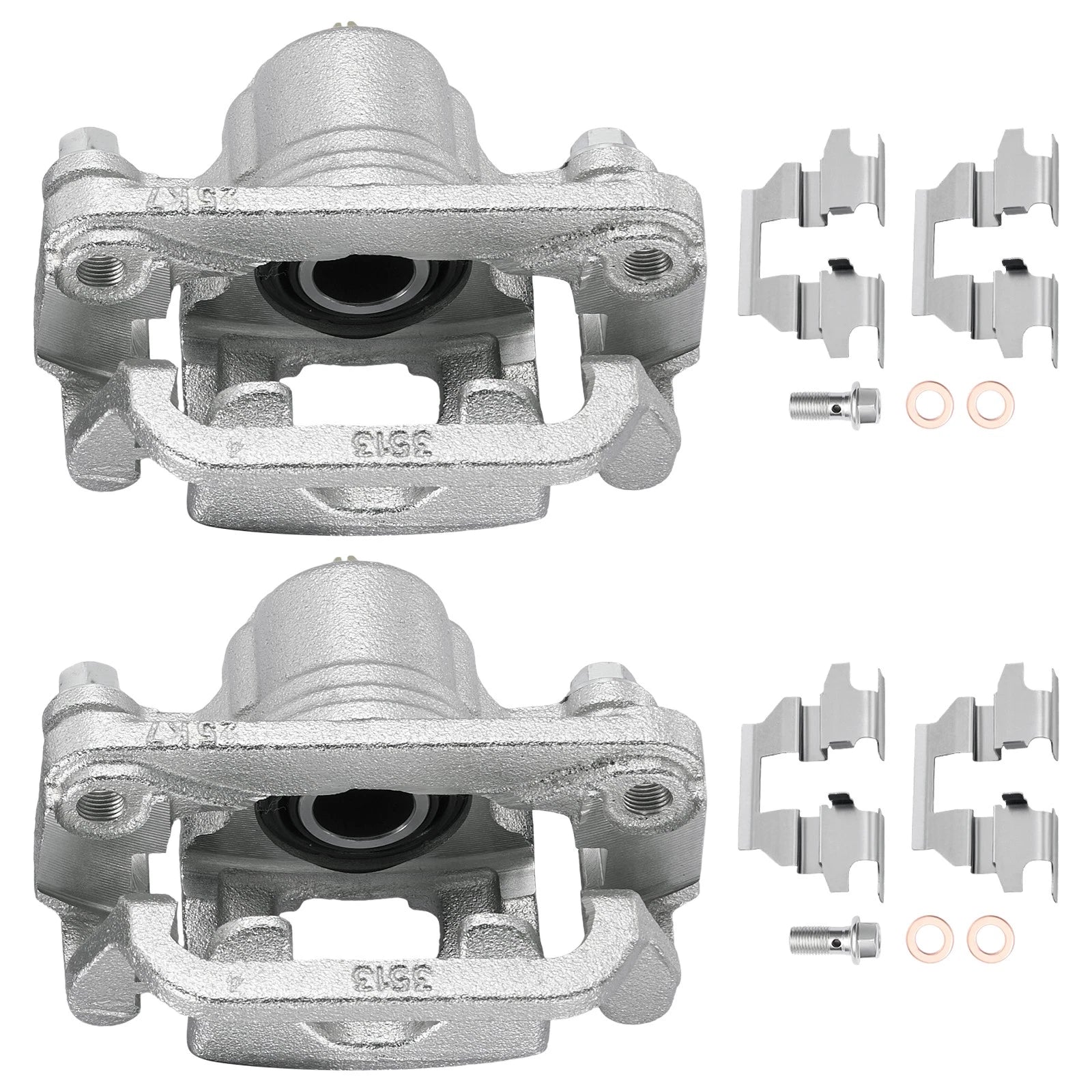 Rear Brake Calipers & Brackets for Nissan Altima Maxima (2002–2023) Pair