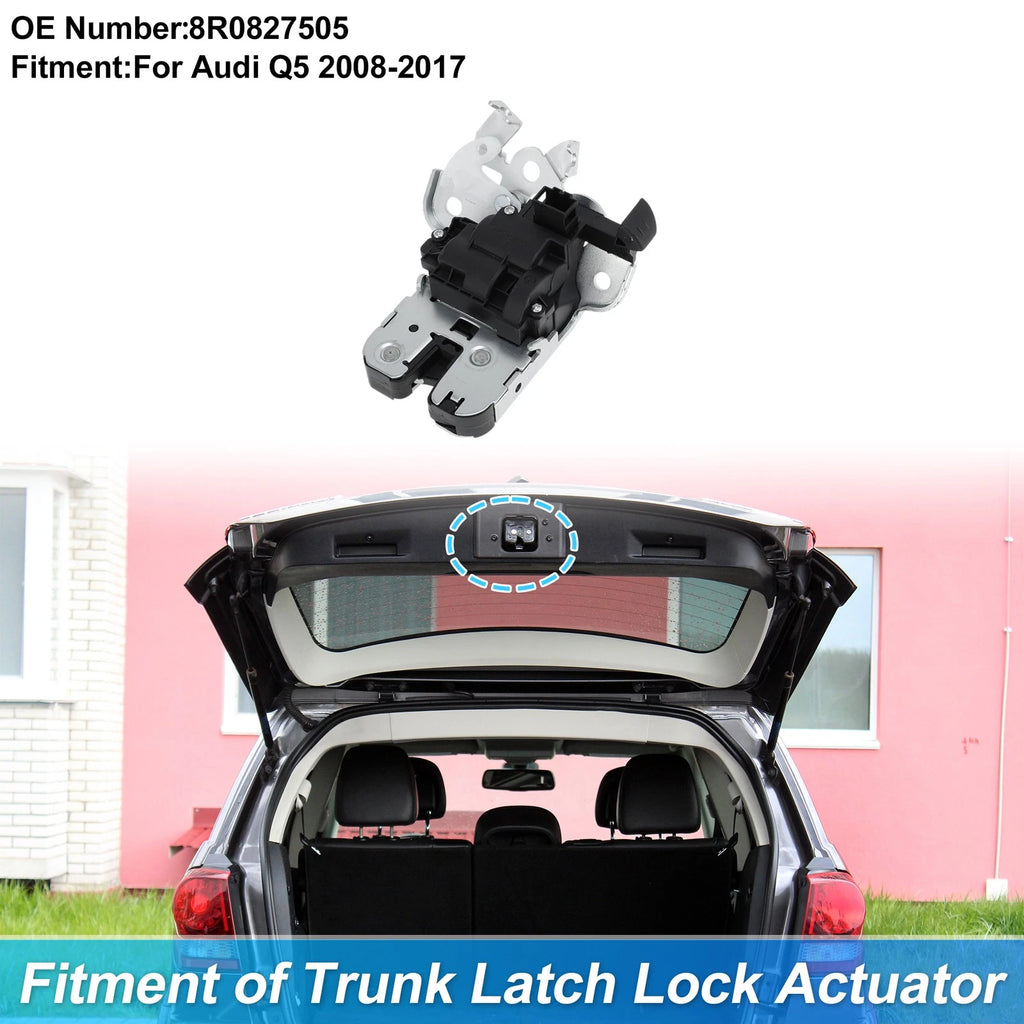 Rear Trunk Latch Lock Actuator for Audi Q5 (2008) No. 8R0827505