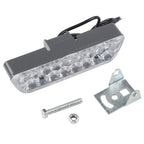 Bike Light for Bicycle (1pcs, 129x35x25mm, ABS+Aluminum Alloy, Black)