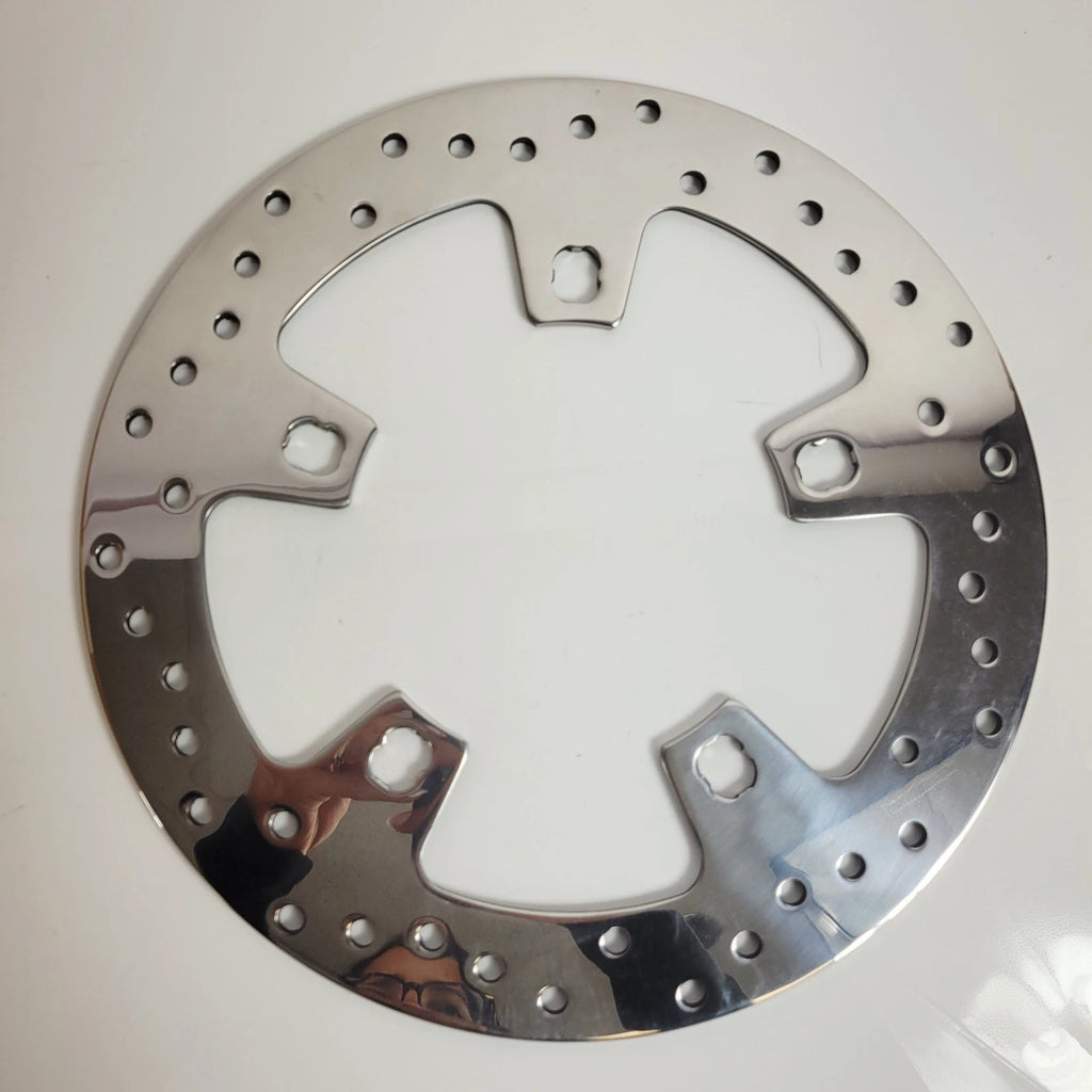 Polished Chrome Front Brake Rotor for Harley-Davidson Touring (2009–Present) 41500094