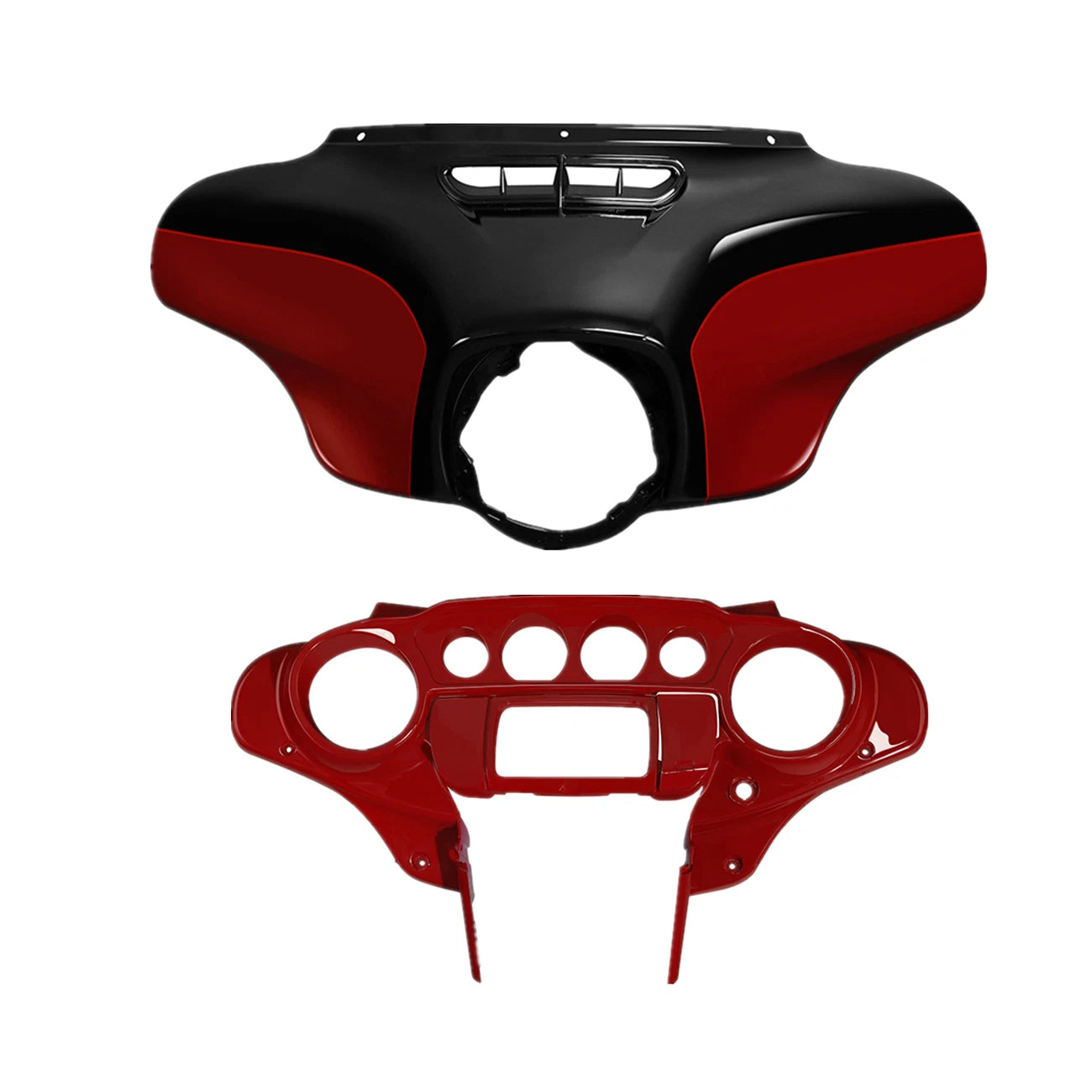 Inner Outer Fairing for Harley Electra Tri Glide (2014–2023) Billiard Red/Vivid Black