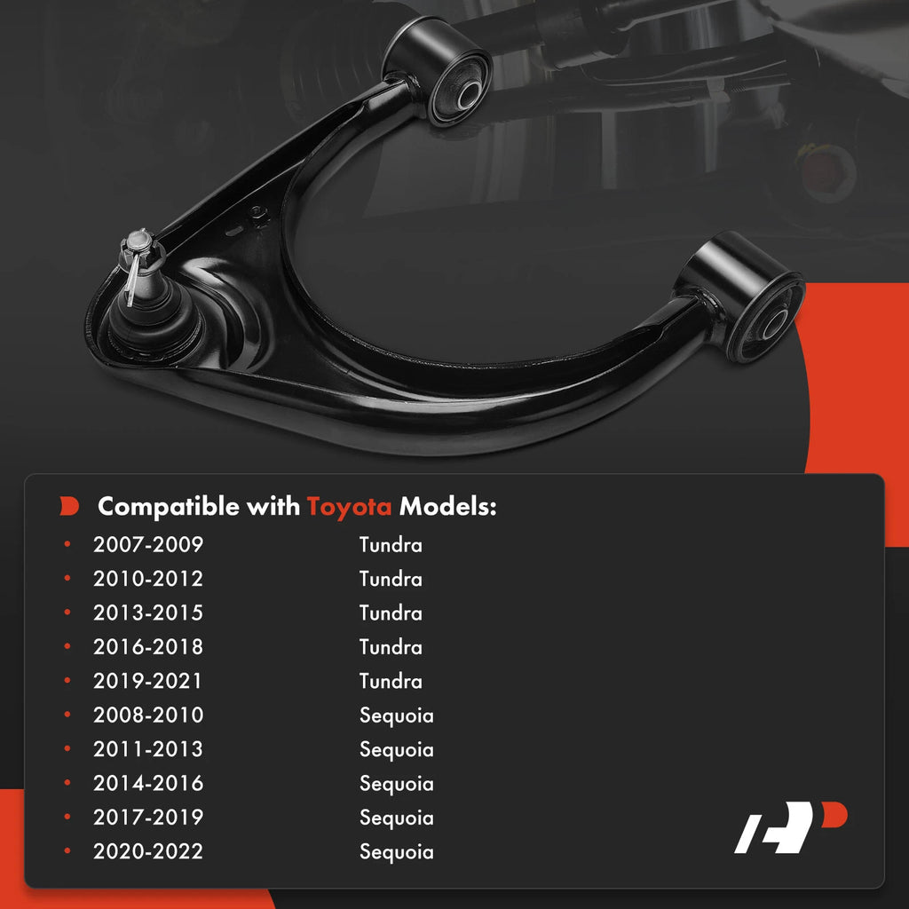 Front Left Upper Control Arm with Ball Joint for Toyota Tundra (2007-2021)