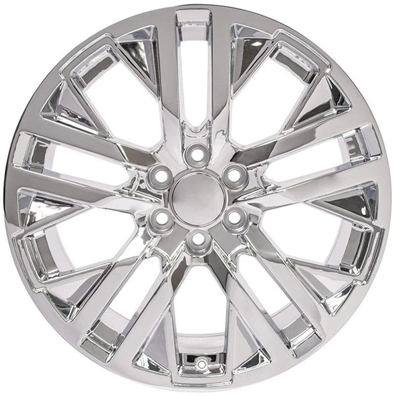 Chrome Wheel 22 Inch OEM Replacement for 2002-2013 Chevy Avalanche 1500