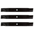3 HD Hi Lift Blades for John Deere Mower Deck (Fits 72" 7 Iron TCU15882)