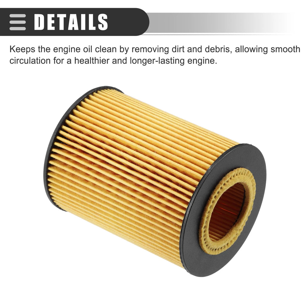 Set of 1 Engine Oil Filters for BMW 545i 645Ci 745i (2004–2006) No. 11427511161