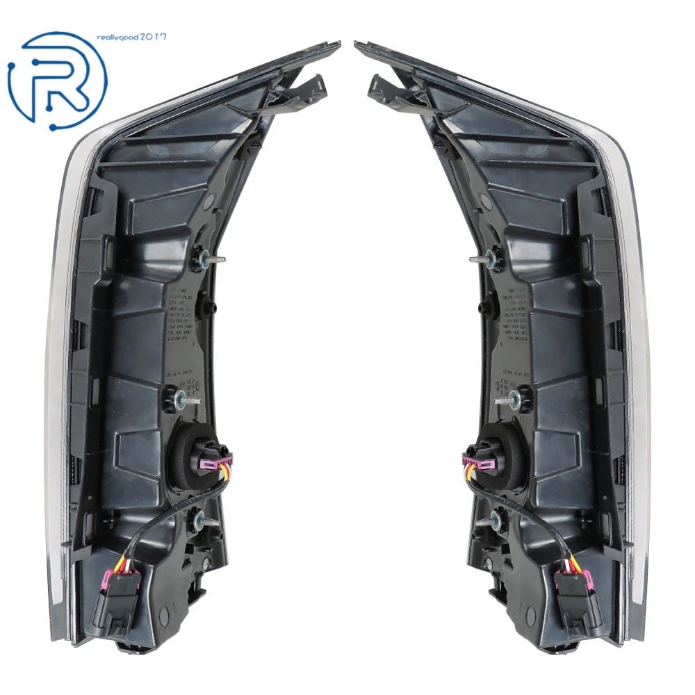 Set of 2 Black Housing Tail Lights for Cadillac ATS (2013-2018)