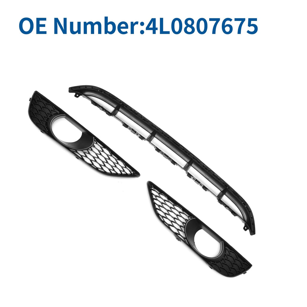 Set of 1 Front Lower Bumper Grille for Audi Q7 (2007–2015) Black