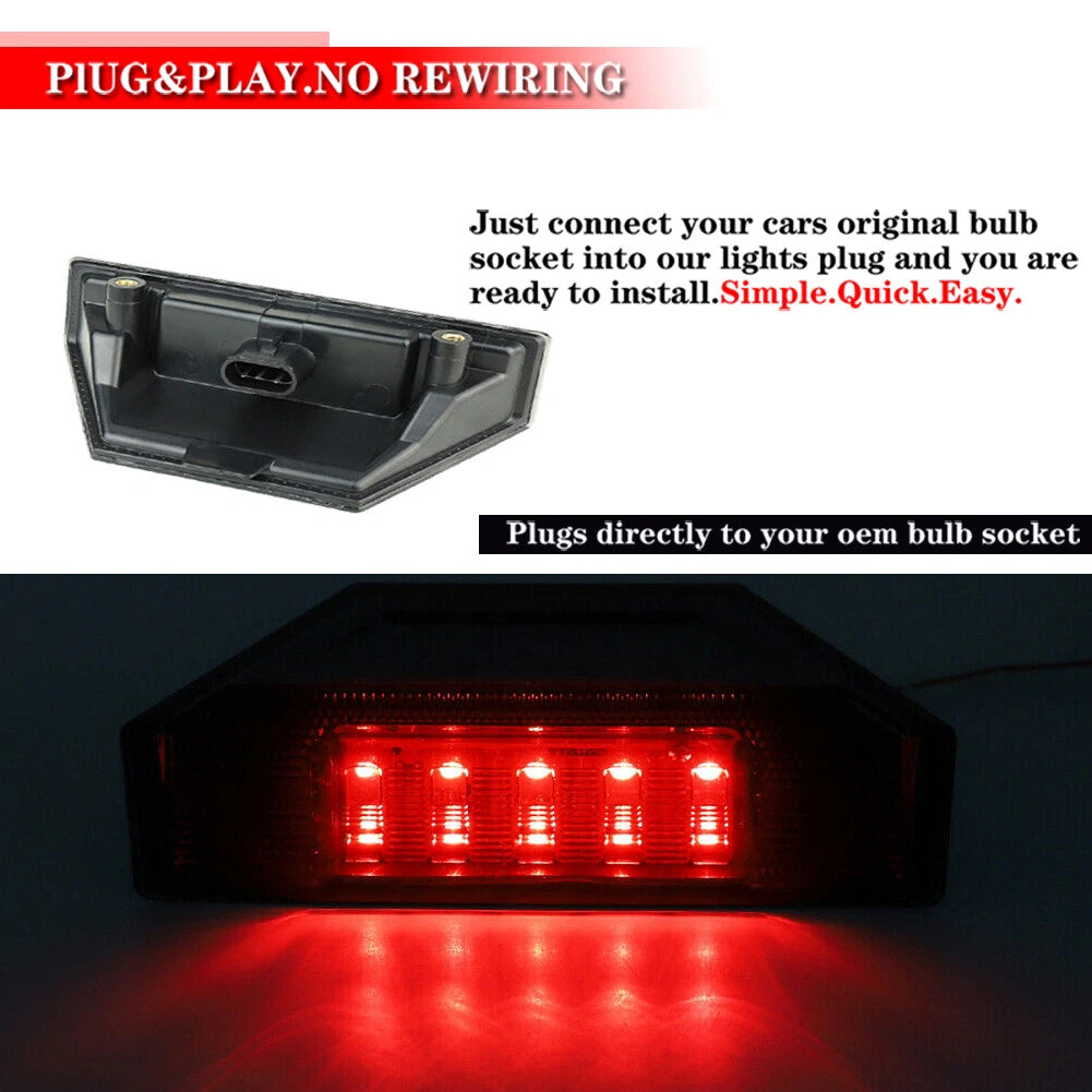 Set of 2 Smoked LED Tail Lights for Ranger Crew 570 XP 900 1000