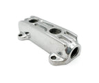Fuel Distribution Log Block for Hot Rods Polished Straight Finned (2-Port)