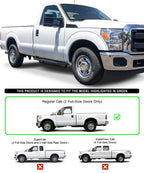 Set of 2 Side Armor for Ford F250 F350 Regular Cab (1999–2016)