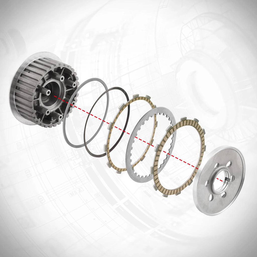 Clutch Pressure Plate & Friction Steel Kit for Harley Electra Glide (2004–2010)