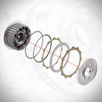 Clutch Pressure Plate & Friction Steel Kit for Harley Electra Glide (2004–2010)