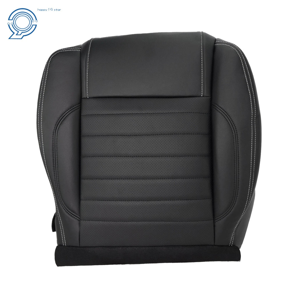 Leather Perforated Passenger Bottom Seat Cover for Ford Mustang GT (2010–2014)