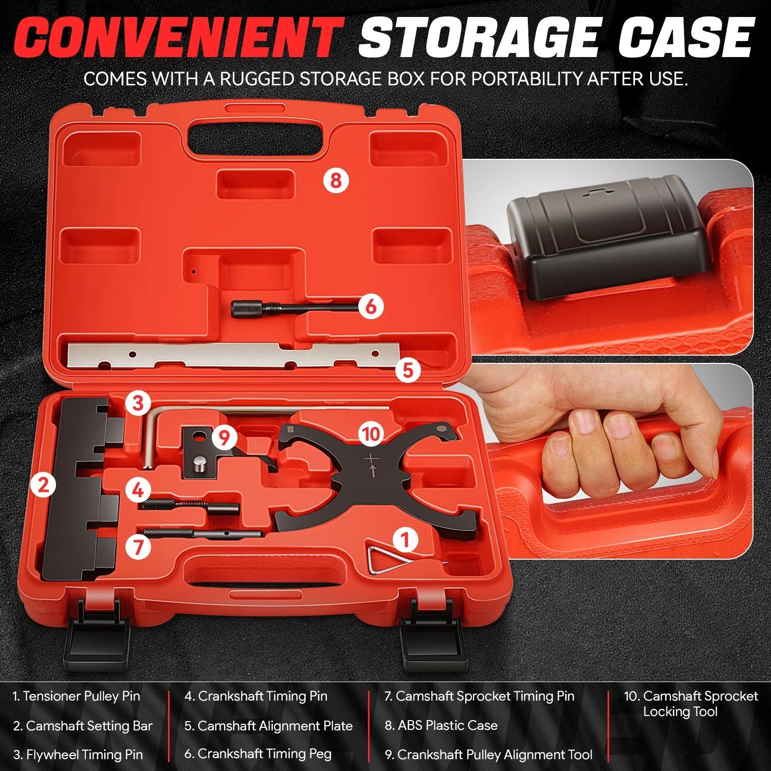 Engine Timing Tool Kit for Ford Ecosport, Escape, Focus, S60, V40 (1977–2020)