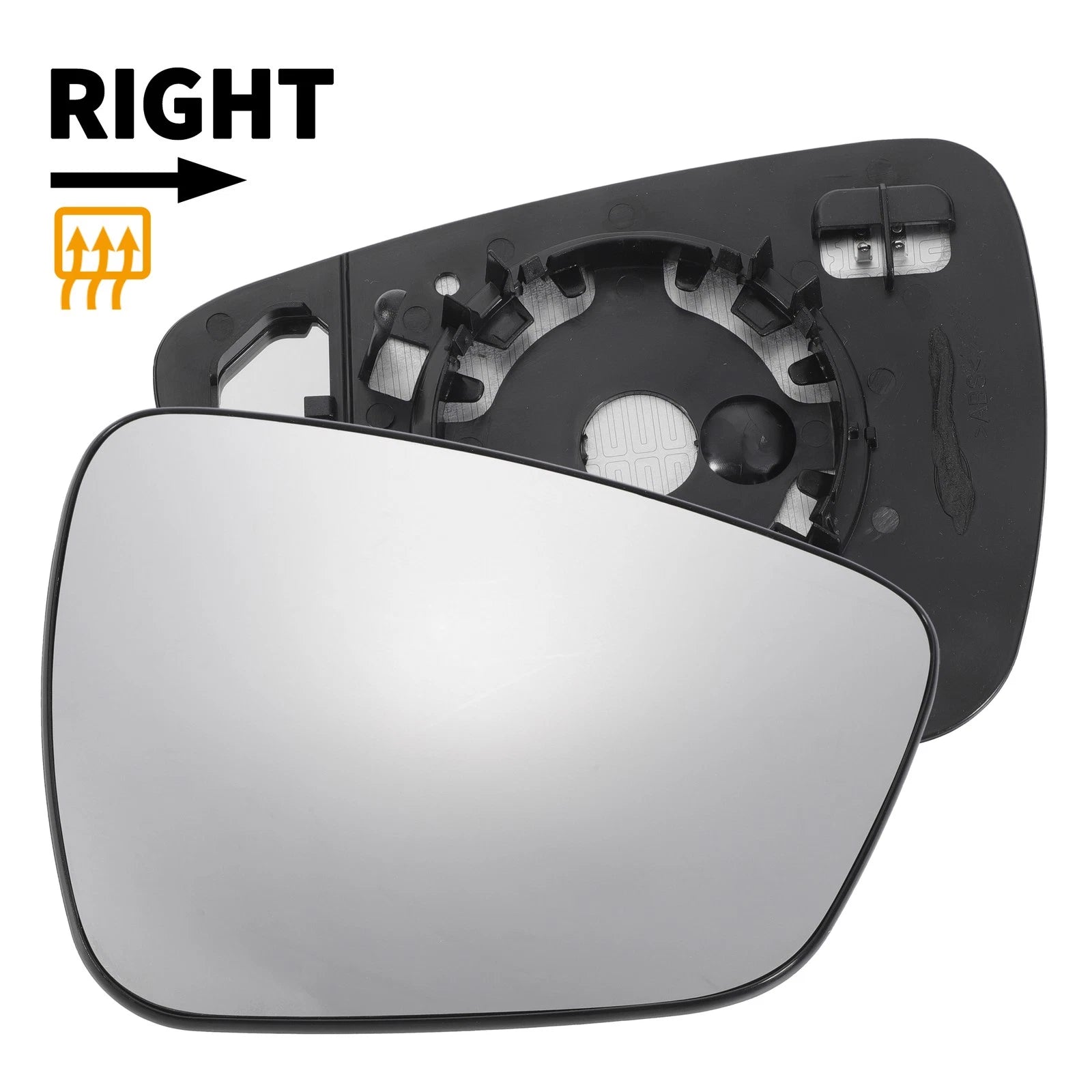 Right Side Heated Convex Mirror Glass for Ford Kuga (2019–2023)
