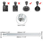 10" Shift Knob Aluminum Alloy Gear Shifter Lever M10x1.25 for Mitsubishi 