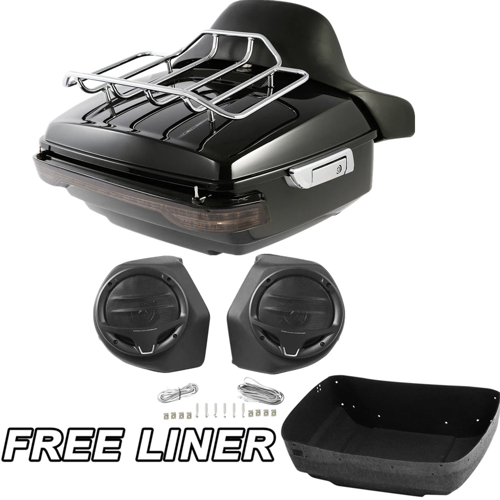 Trunk Pad Speakers for Harley Electra Road Glide (2014–Present)