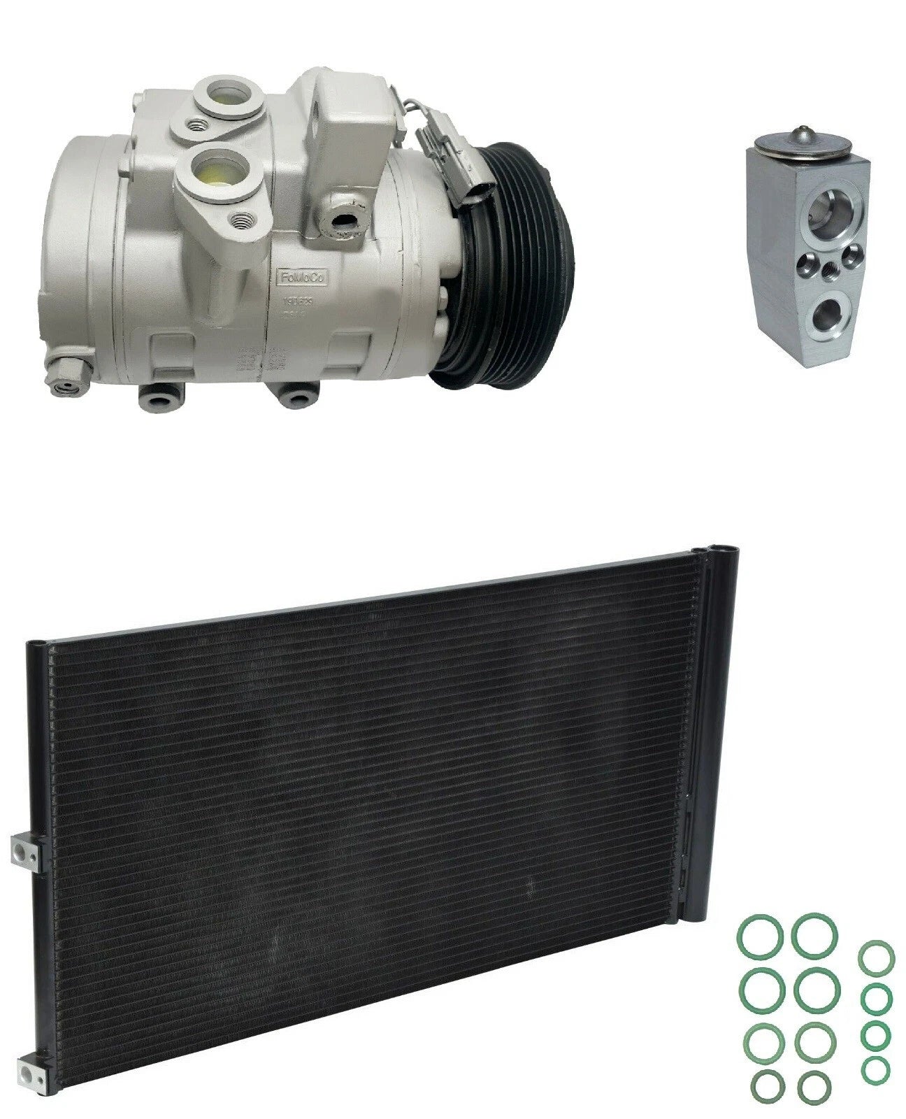 A/C Compressor Kit with Condenser for Ford F-150 5.0L (2012–2014)