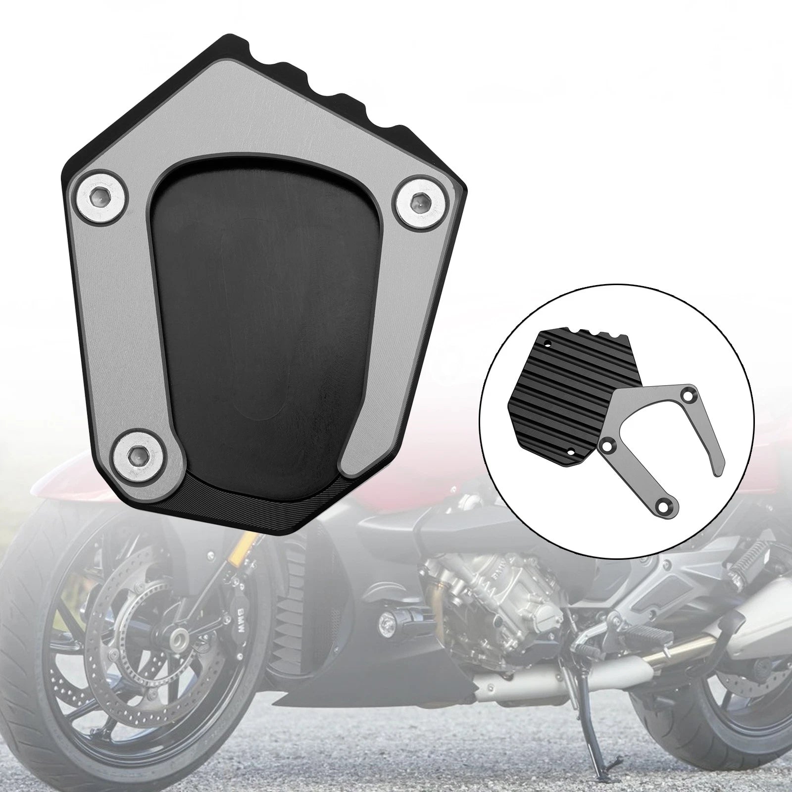 Kickstand Enlarger Plate Pad for BMW K1600 (2016–2022)