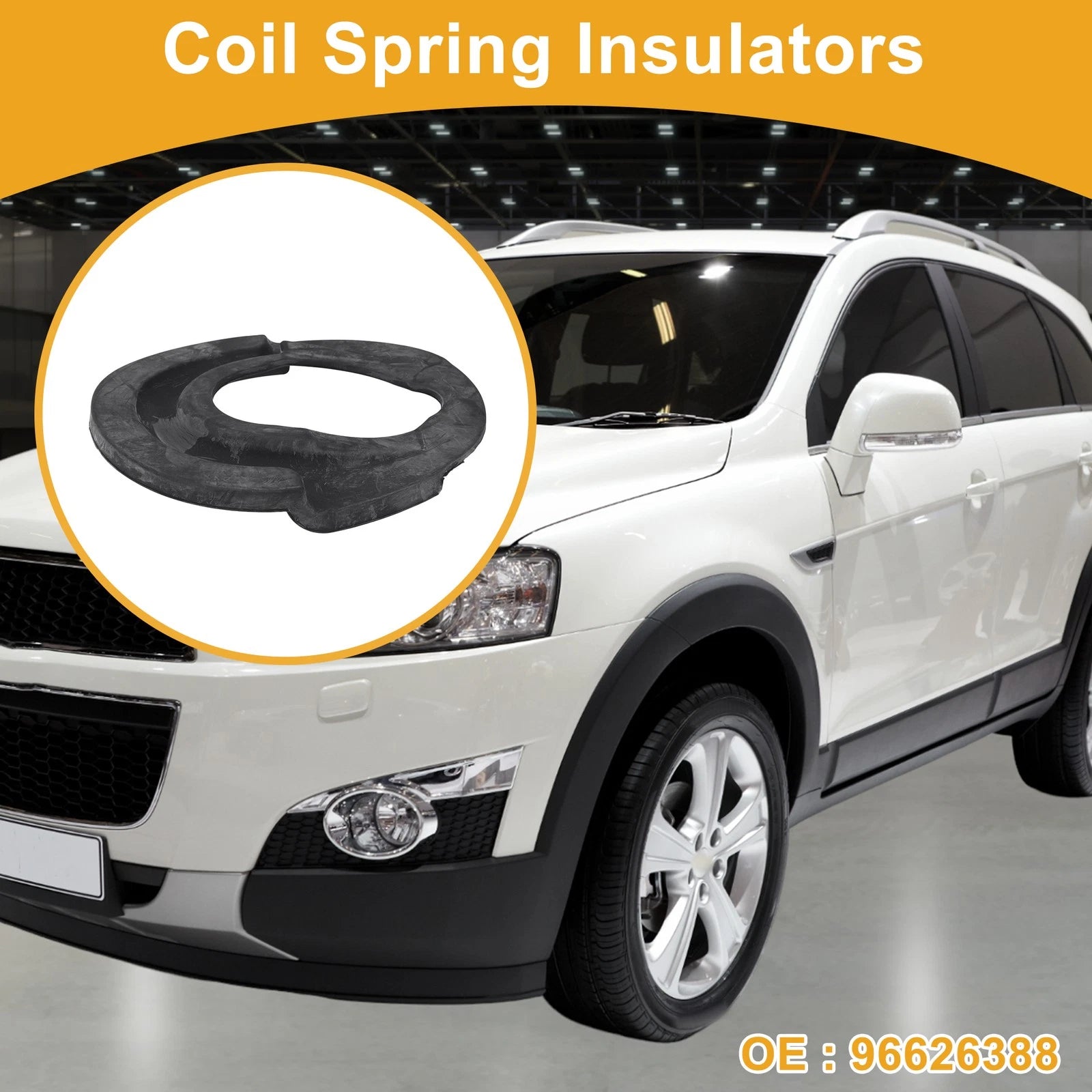 Lower Coil Spring Insulator No.96626388 for Chevrolet Captiva (2007–2010) Rubber