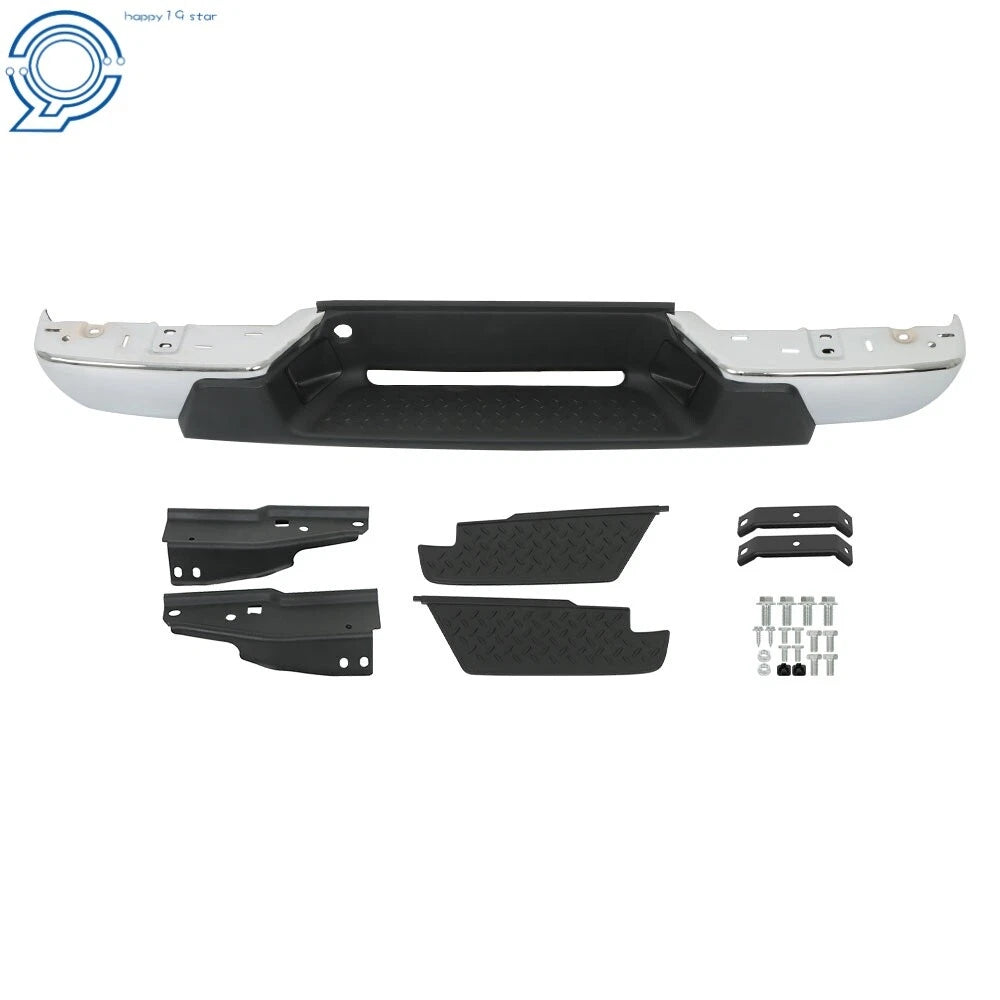 Chrome Rear Bumper for Chevy Colorado GMC Canyon (2004–2007)