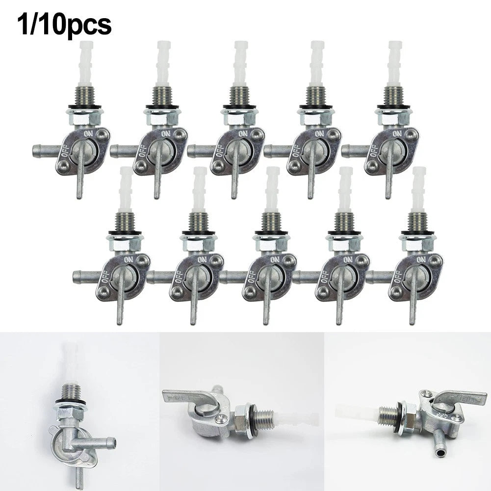 M10 x 1.25 Fuel Valve Petcock Switch for Generator (Secure, Leak Proof)