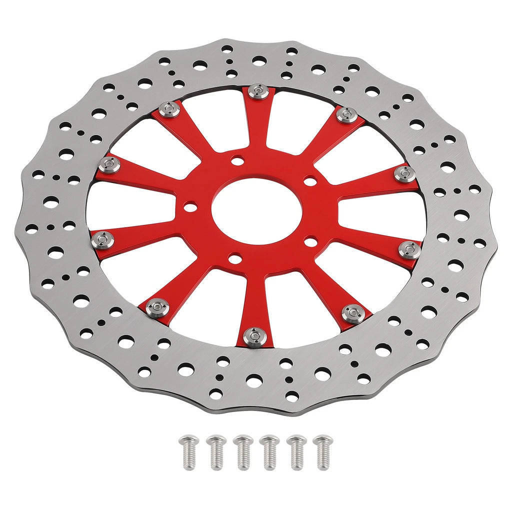 Floating Front Brake Rotor Disc for Harley-Davidson Dyna (2006–2017) & Sportster (2014–2024)