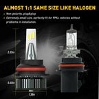 2X 9007 LED Headlight Bulbs for Dodge Ram 1500 2500 3500 (2003–2005)