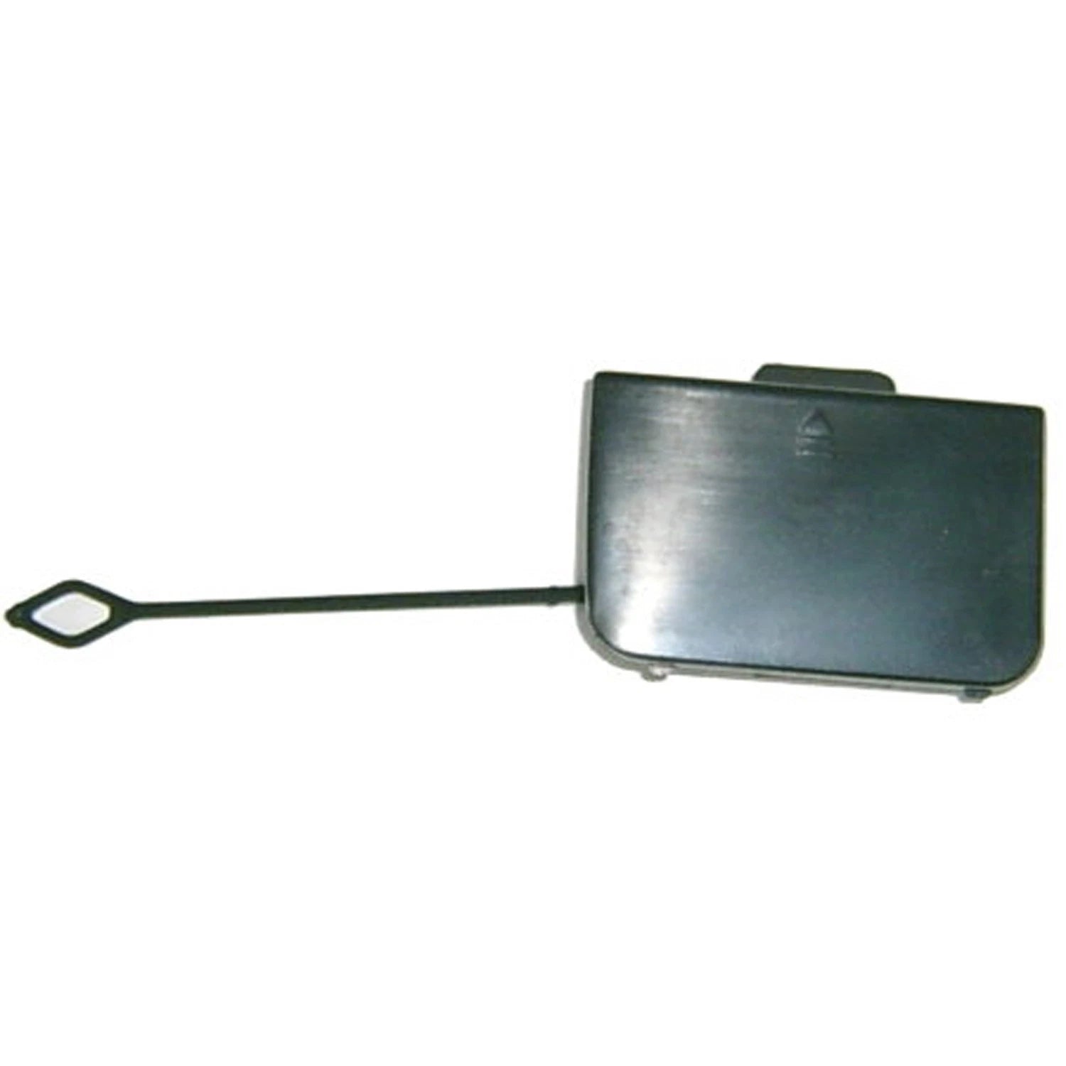 Replacement Black Matte Front Bumper Tow Hook Cover for 2008-11 Mercedes C63 AMG