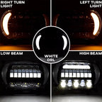LED Headlight with DRL Turn Signals for Harley Touring Road Glide (2015–2024)