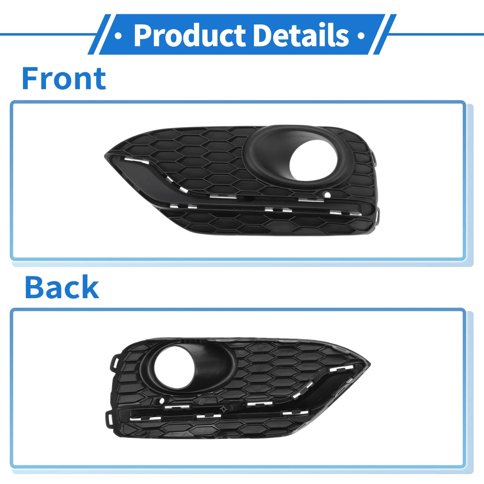 Front Left Fog Light Grill No. 71107TW1H00 for Honda Accord Crosstour (2014–2016)