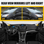 Set of 2 Front Left & Right Mirror Corner Triangle Fender Covers for Ford Escape (2013–2019)