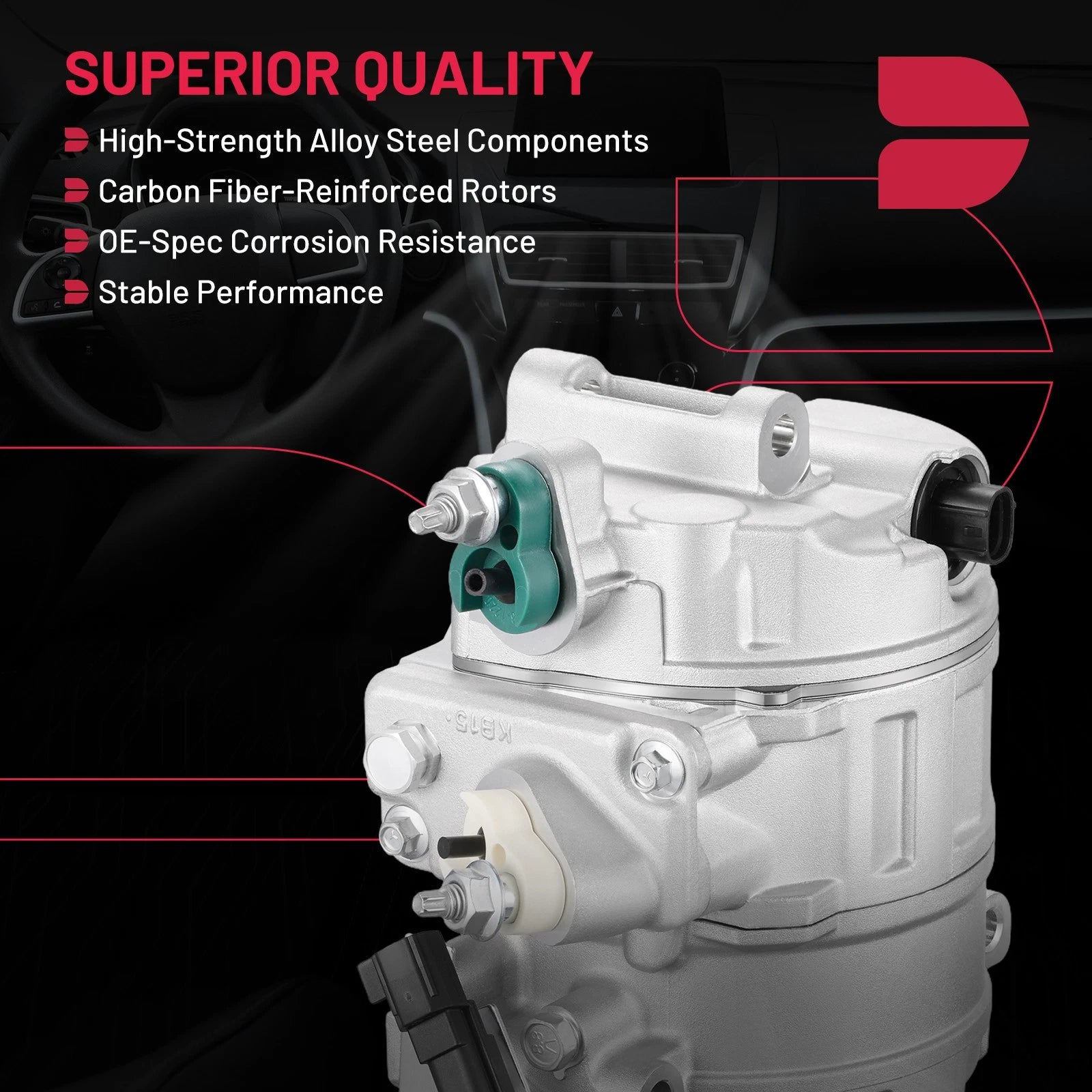 A/C Compressor CO 29130C for Ford Edge (2012–2014) & Explorer (2012–2013)