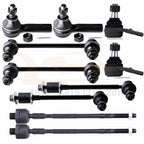 Set of 10 Front Steering Ball Joints Tie Rods Sway Bars for Nissan Pathfinder (1996–2004)