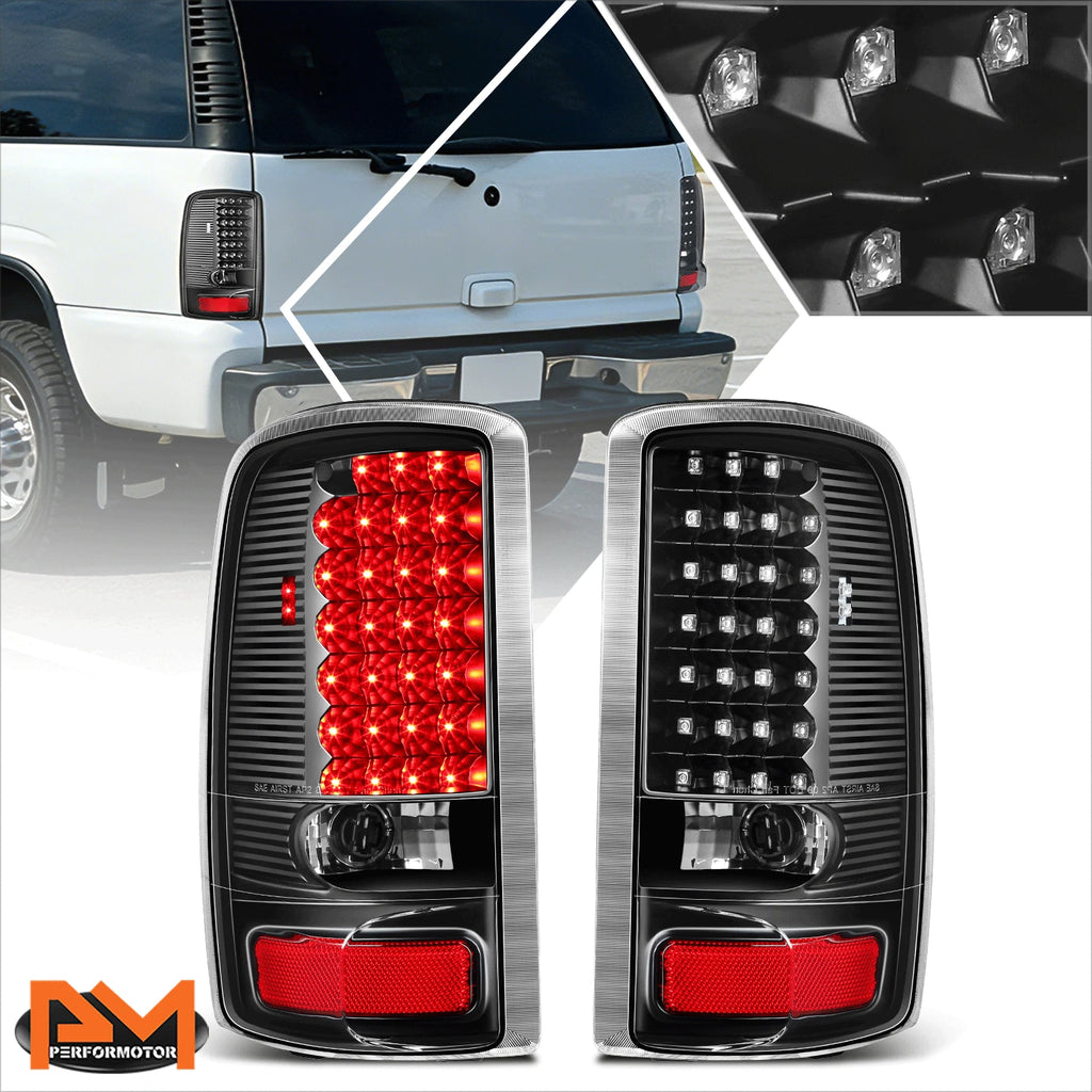 Full LED Tail Light for Chevy Tahoe/GMC Yukon (2000–2006) - Black