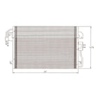 Replacement A/C Condenser Stock Repair Part For 2008 Ford Escape