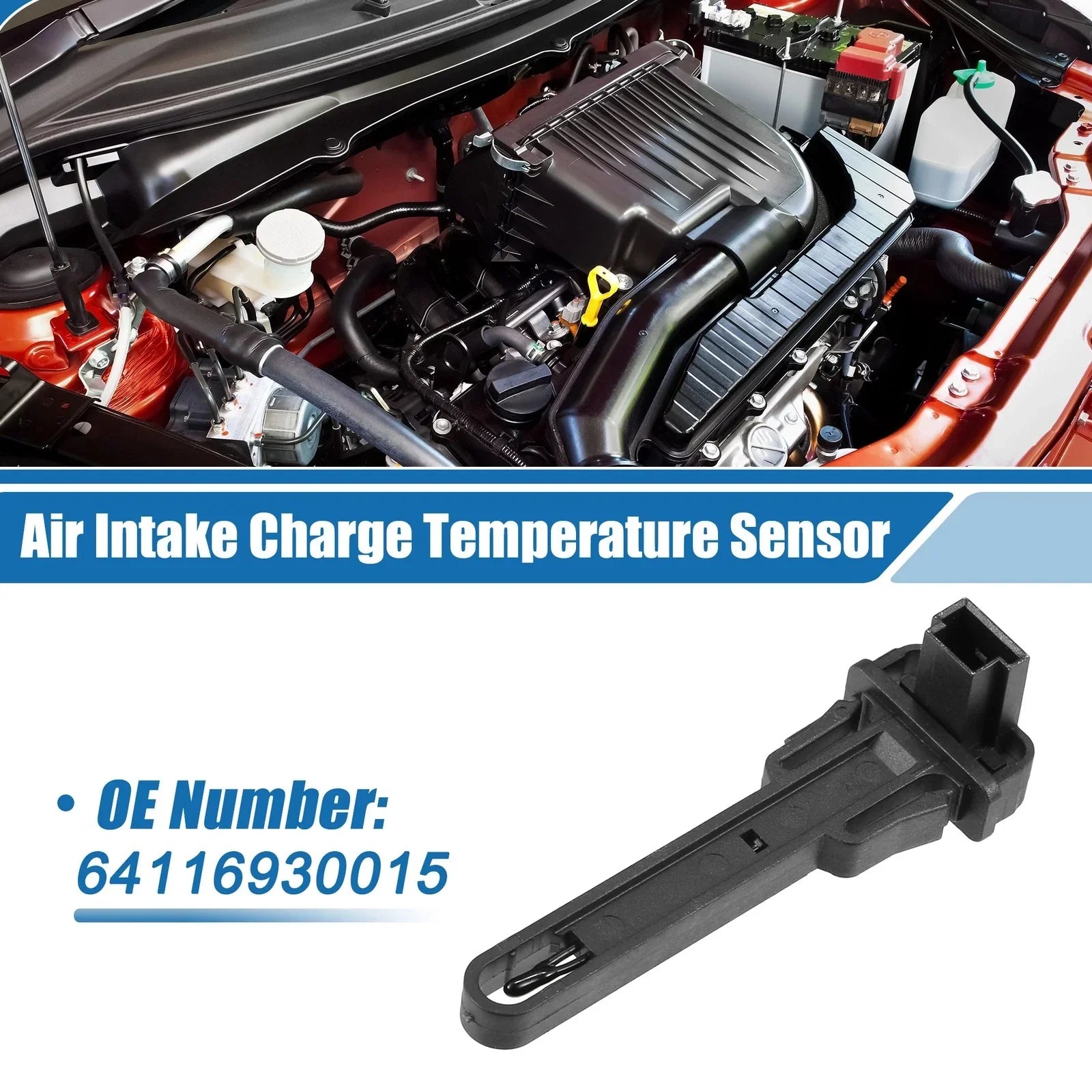 Plastic Air Intake Temperature Sensor for BMW 1 Series M (2011 - 2012)