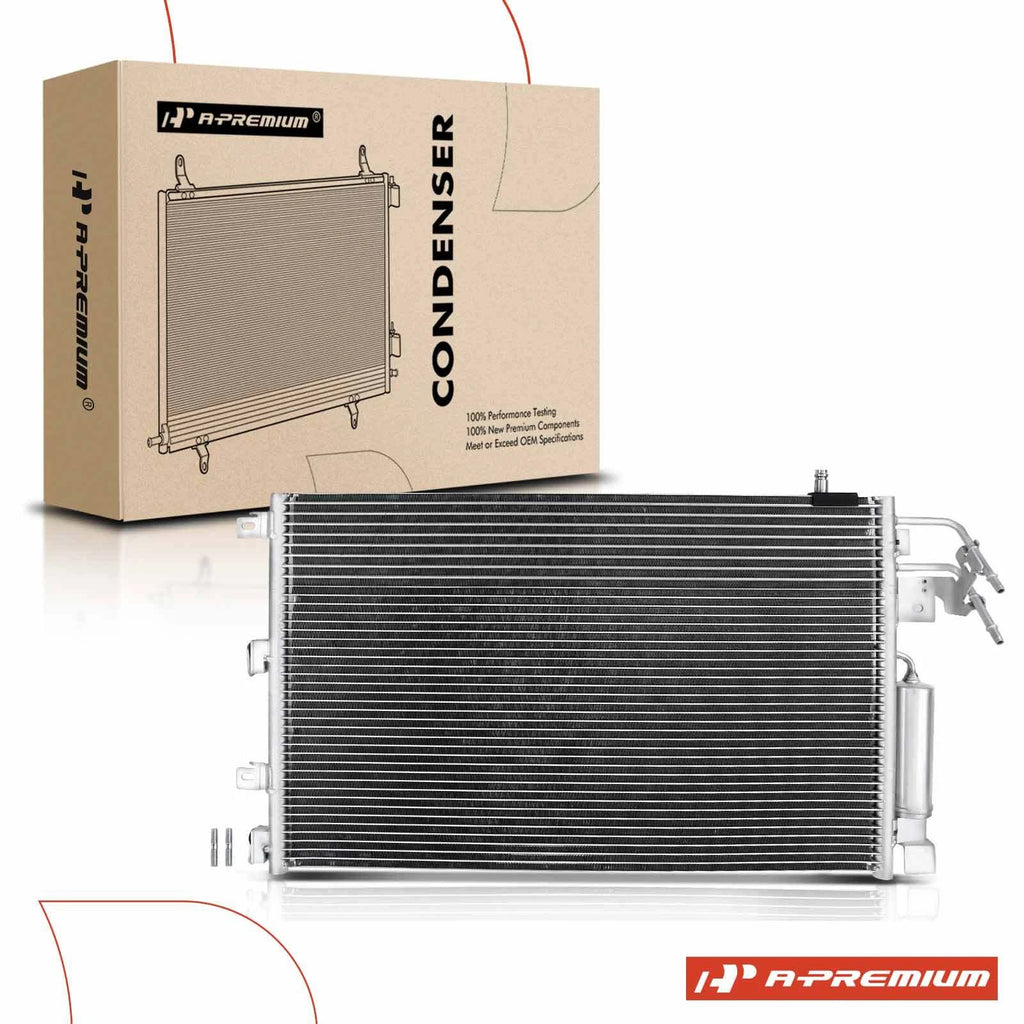 A/C condenser with trans oil cooler for Ford Focus (2008–2011)