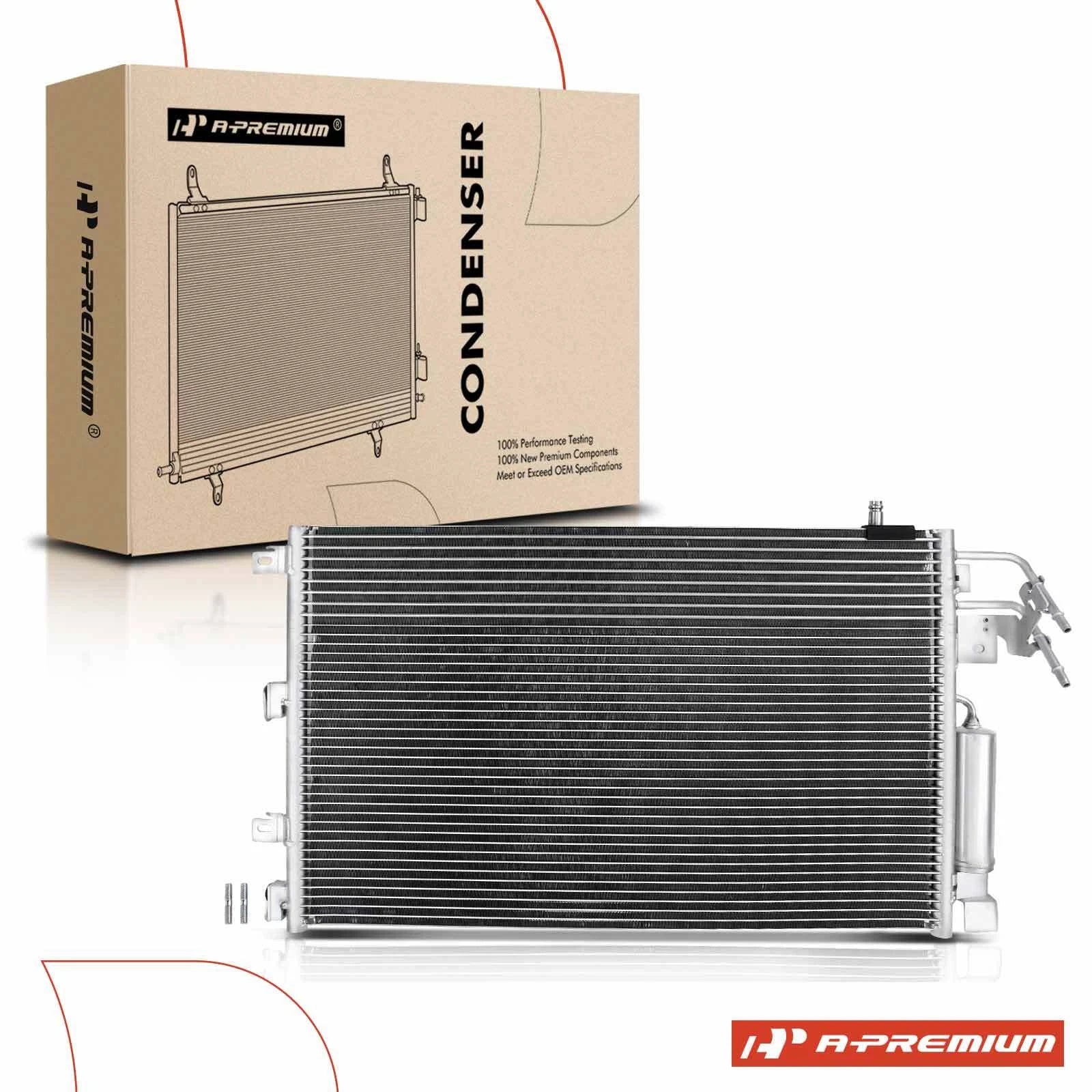 A/C condenser with trans oil cooler for Ford Focus (2008–2011)