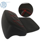 Backrest Pad for Harley Glide Street Road Glide Road King (2009-Present) Red Stitching