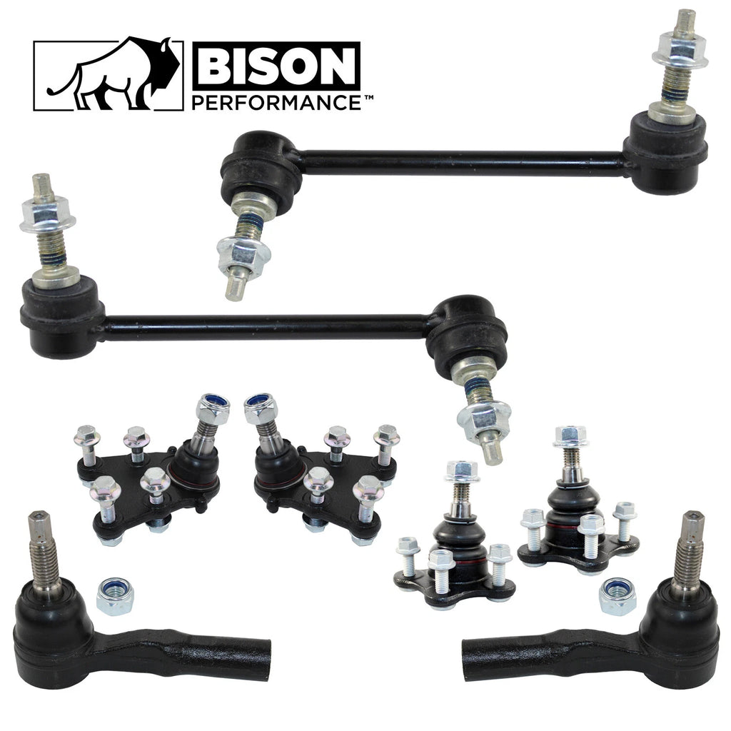 8pc Front Sway Bar, Tie Rod Ends, Ball Joints Kit for Chevy GMC