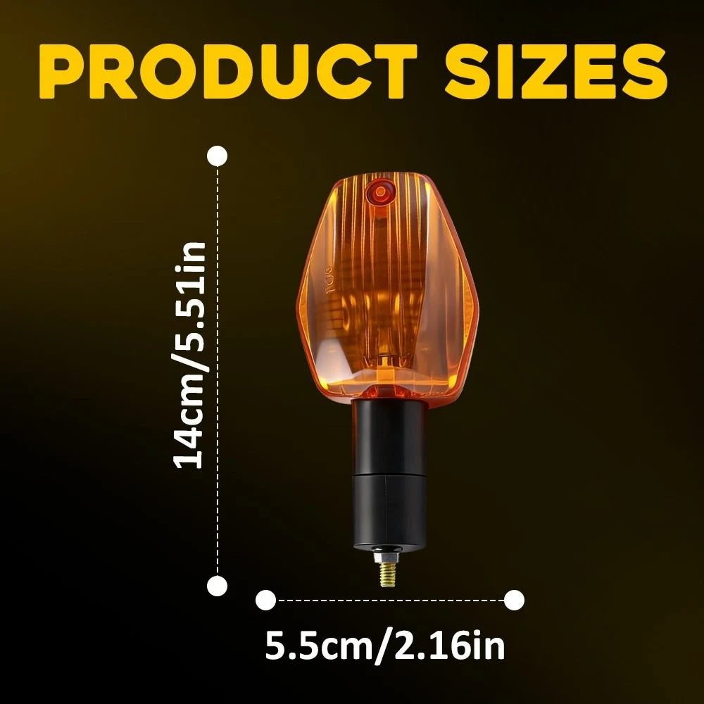 4X Turn Signal Lights for Honda CBR600F3/F4/F4I/CBR600RR (1995–2007) Amber