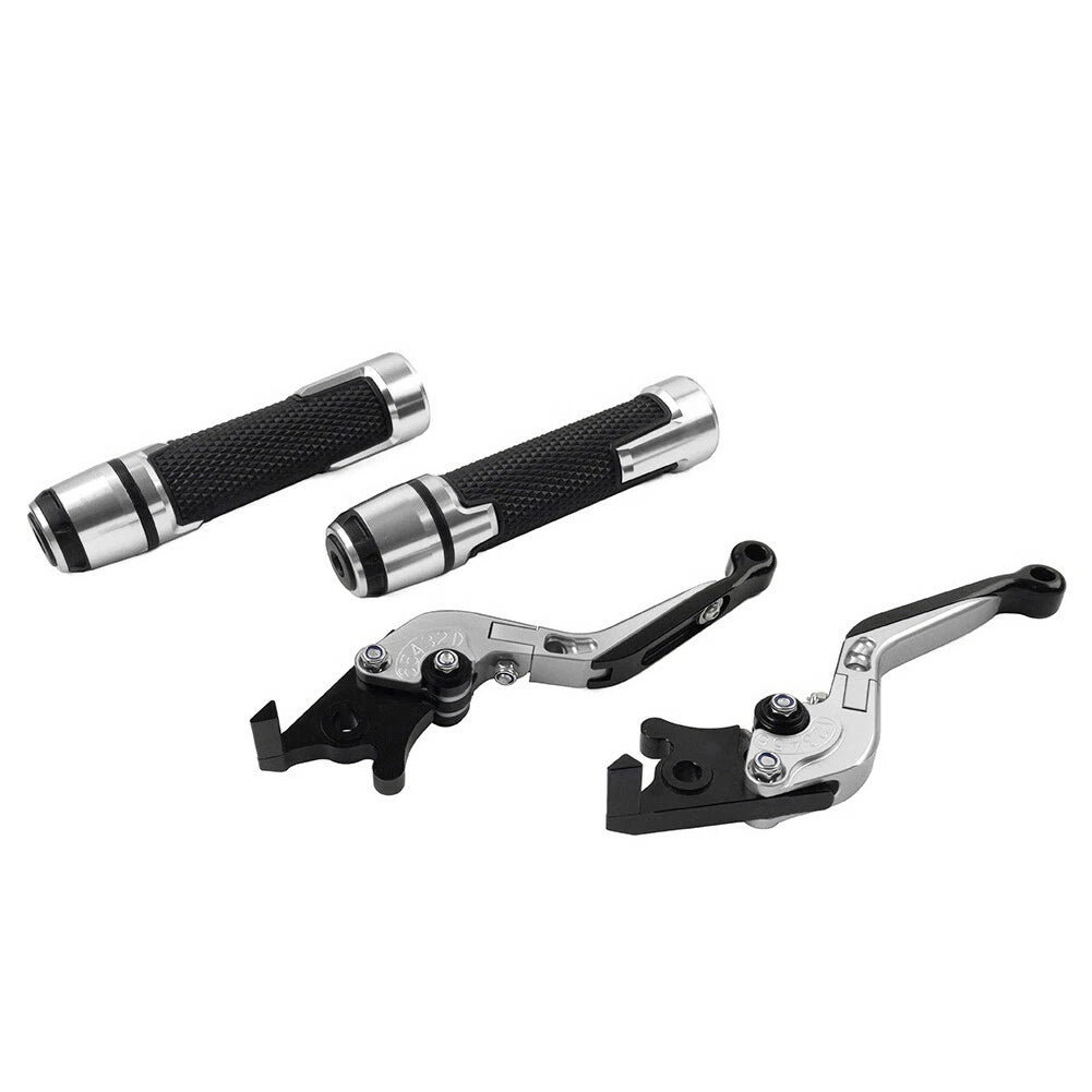Silver Extendable Brake Clutch Levers Set for Suzuki GSXR750