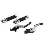 Silver Extendable Brake Clutch Levers Set for Suzuki GSXR750