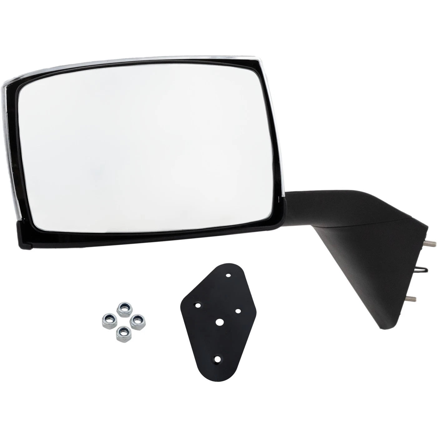 Driver Side Hood Mirror for Volvo VNL (2004–2014) Chrome