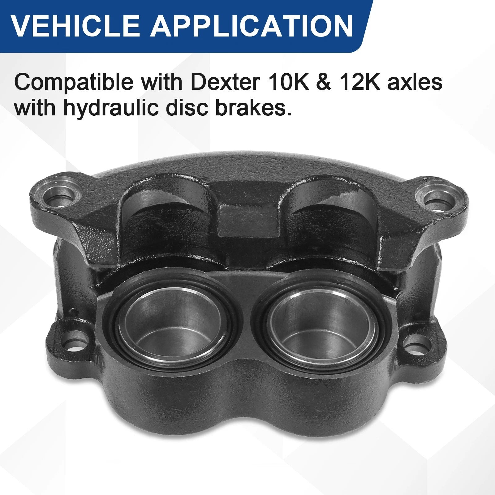 Disc Brake Caliper for Dexter 10K & 12K Hydraulic Trailer Brakes