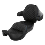 Driver Passenger Seat Backrest Pad for Harley Touring Road Glide (2014-2023)